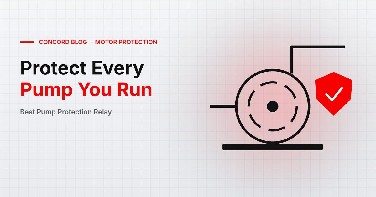 Best Pump Protection Relay: Buyer’s Guide for Indian Pumps - CONCORD blog