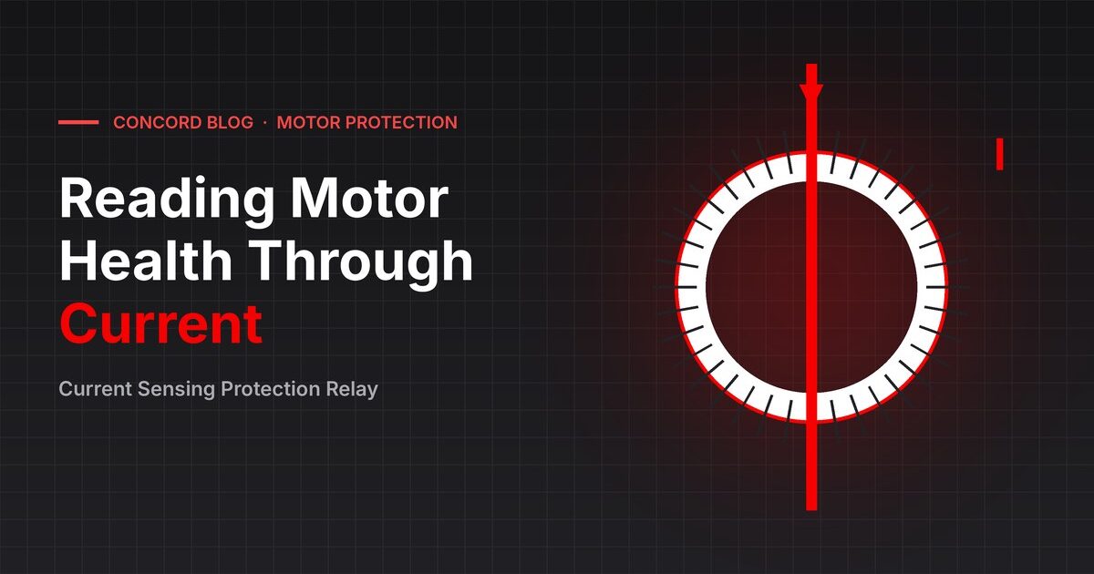 Current Sensing Protection Relay: How It Protects Motors - CONCORD blog