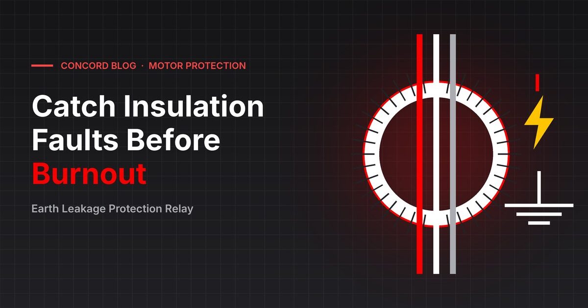 Earth Leakage Protection Relay for Motors: ZCT & EOCR 3EZ - CONCORD blog